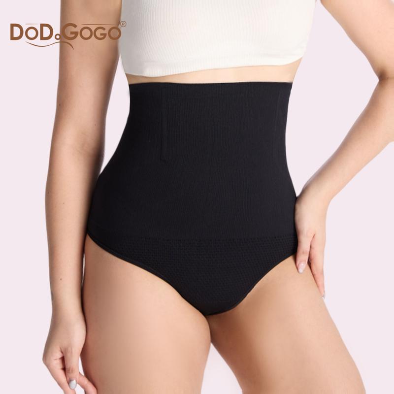 DODOGOGO Firm All-Day Lift Shapewear High-Waisted Tummy Control Thong Women's Compression Underwear Sexy Comfort with Minimalist Design  Perfect for Daily and Party Wear